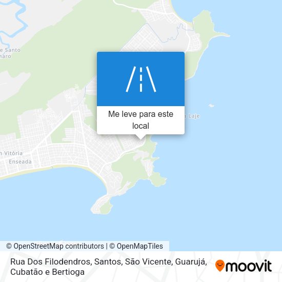Rua Dos Filodendros mapa