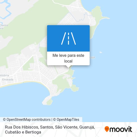 Rua Dos Hibiscos mapa
