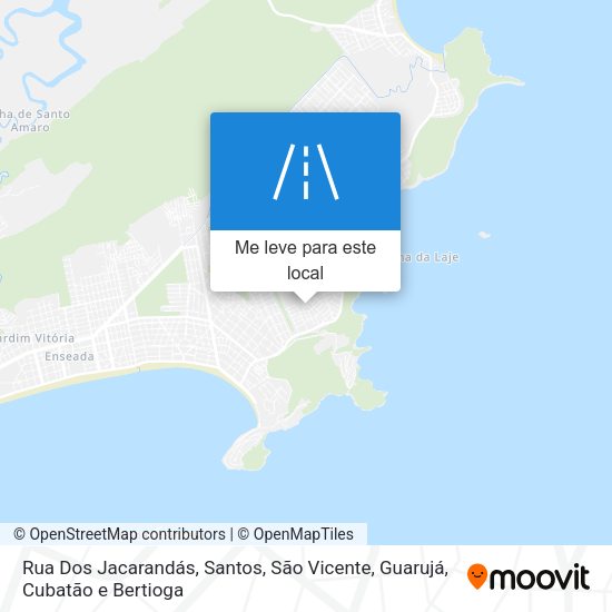 Rua Dos Jacarandás mapa