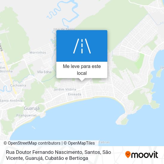Rua Doutor Fernando Nascimento mapa