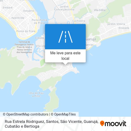 Rua Estrela Rodriguez mapa
