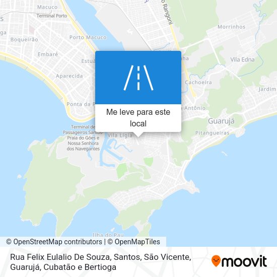 Rua Felix Eulalio De Souza mapa