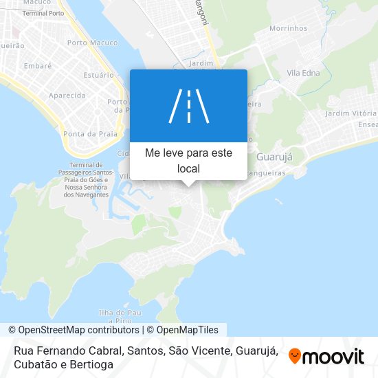 Rua Fernando Cabral mapa