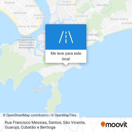 Rua Francisco Messias mapa