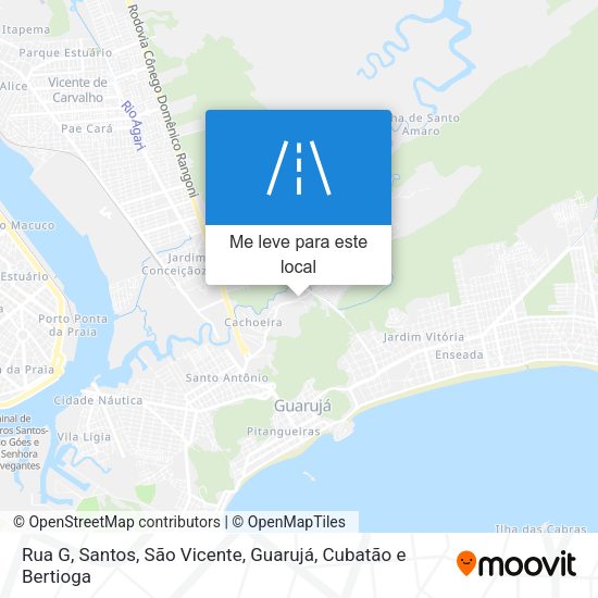 Rua G mapa