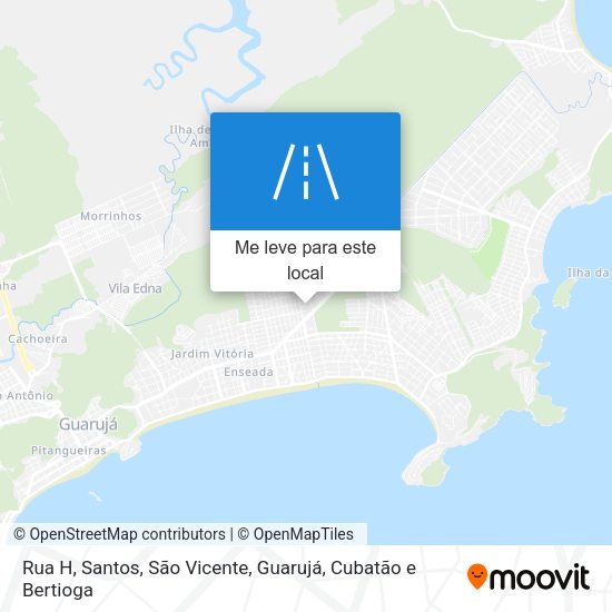 Rua H mapa
