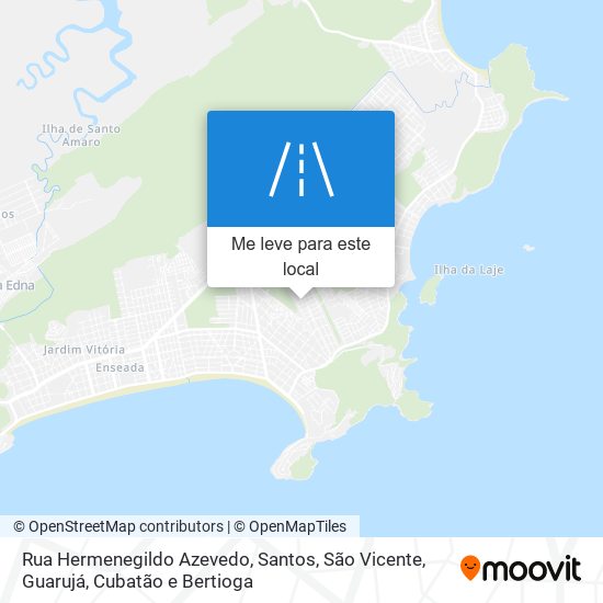 Rua Hermenegildo Azevedo mapa