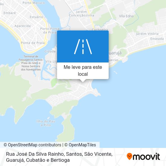 Rua José Da Silva Rainho mapa