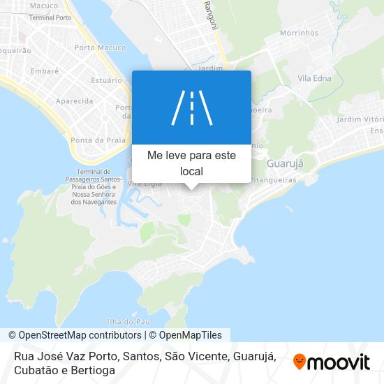 Rua José Vaz Porto mapa