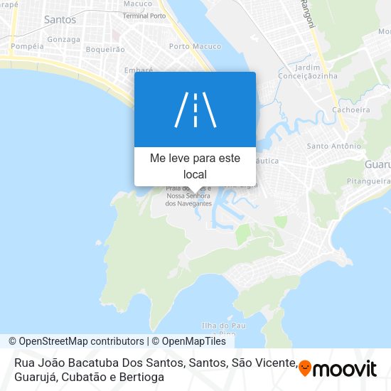 Rua João Bacatuba Dos Santos mapa