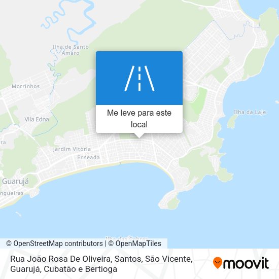 Rua João Rosa De Oliveira mapa