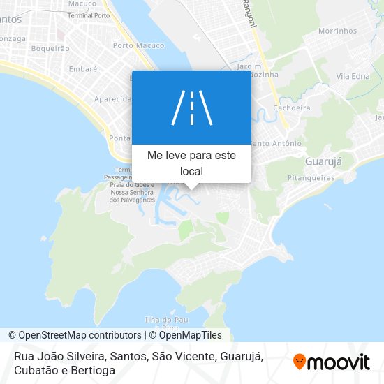 Rua João Silveira mapa