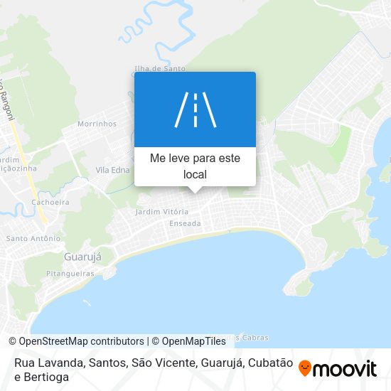 Rua Lavanda mapa