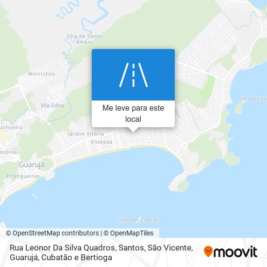 Rua Leonor Da Silva Quadros mapa