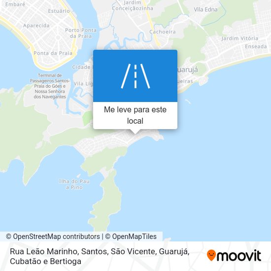 Rua Leão Marinho mapa