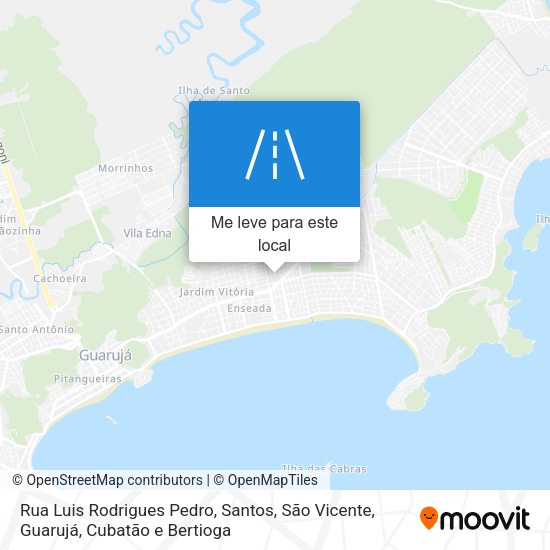 Rua Luis Rodrigues Pedro mapa