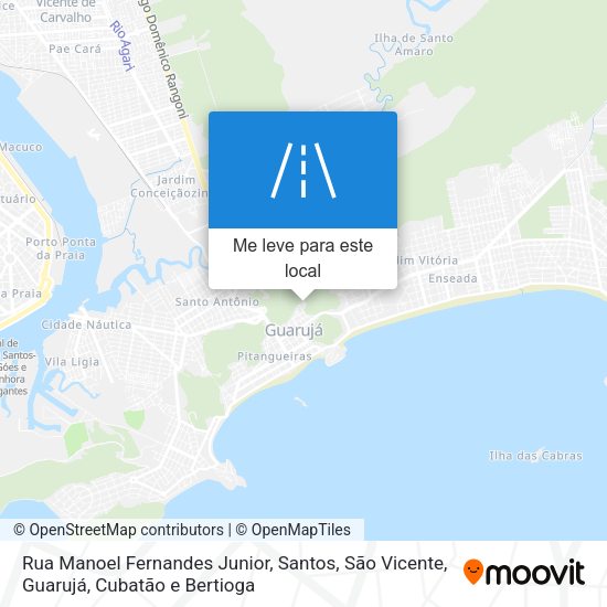 Rua Manoel Fernandes Junior mapa