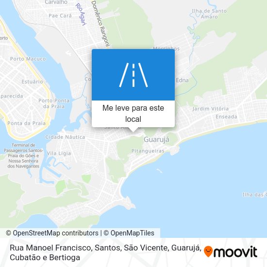 Rua Manoel Francisco mapa