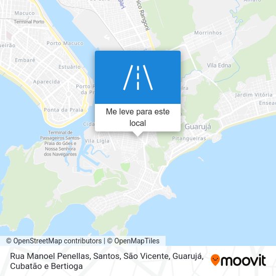 Rua Manoel Penellas mapa