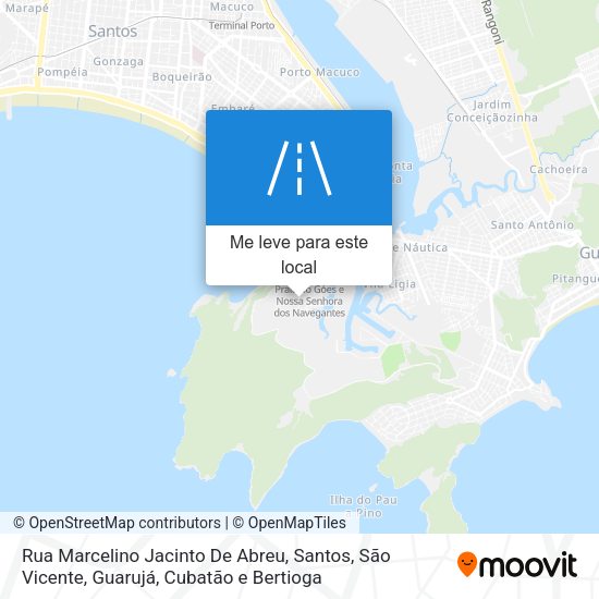 Rua Marcelino Jacinto De Abreu mapa