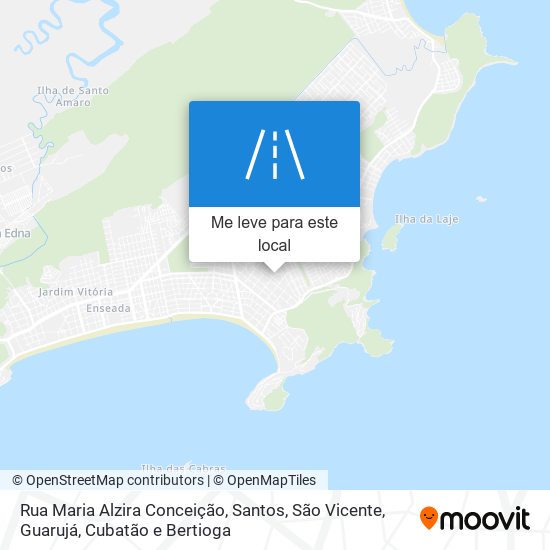 Rua Maria Alzira Conceição mapa