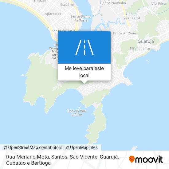 Rua Mariano Mota mapa