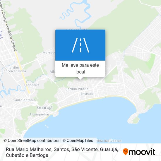 Rua Mario Malheiros mapa