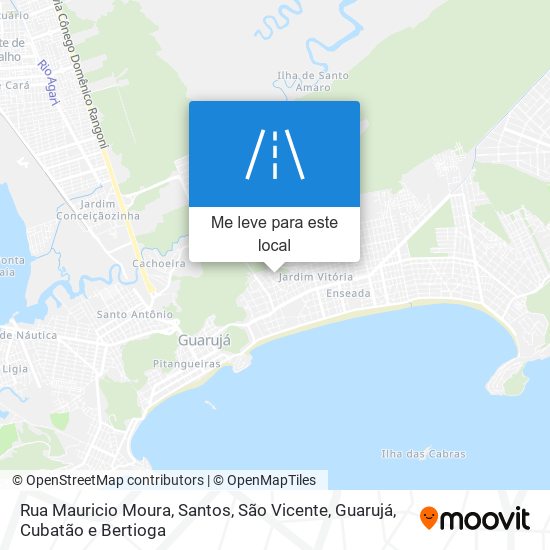 Rua Mauricio Moura mapa