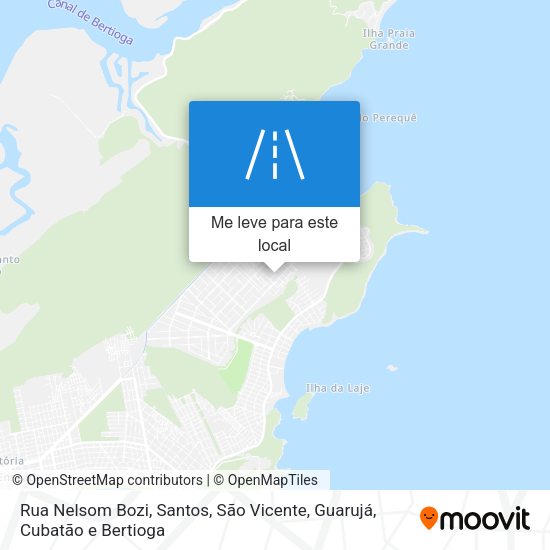Rua Nelsom Bozi mapa