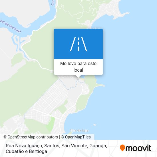 Rua Nova Iguaçu mapa