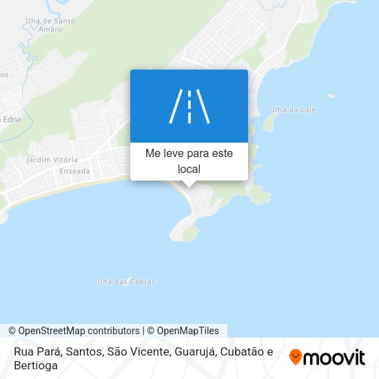 Rua Pará mapa