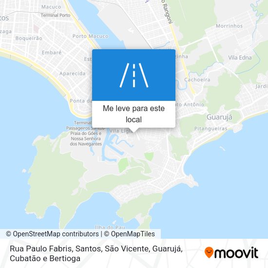 Rua Paulo Fabris mapa