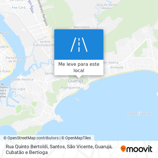 Rua Quinto Bertoldi mapa