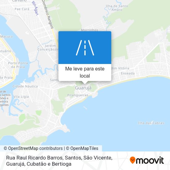 Rua Raul Ricardo Barros mapa
