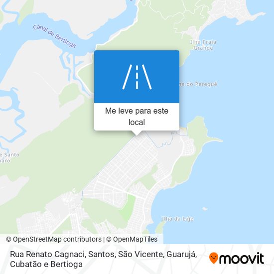 Rua Renato Cagnaci mapa