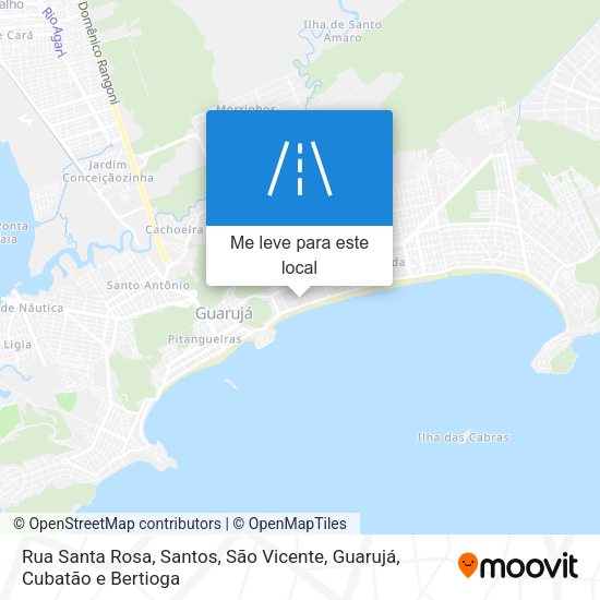 Rua Santa Rosa mapa