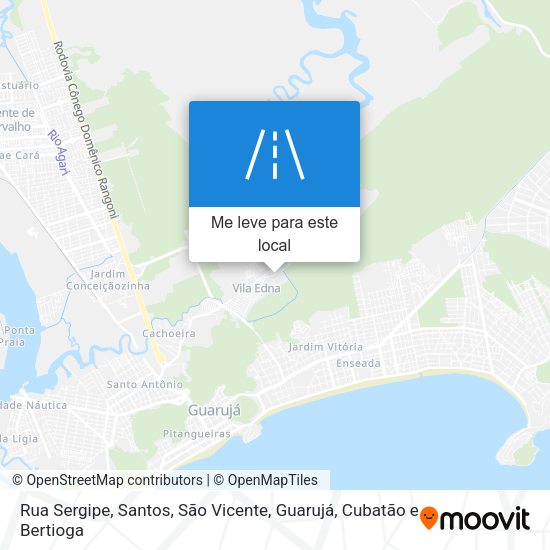 Rua Sergipe mapa