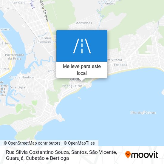 Rua Silvia Costantino Souza mapa