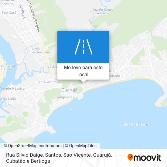 Rua Silvio Daige mapa
