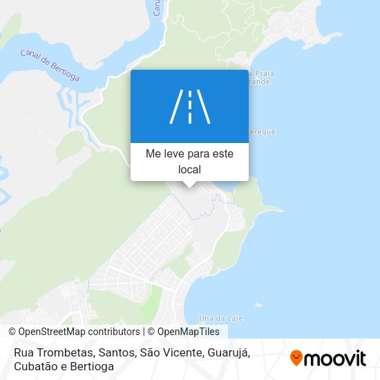 Rua Trombetas mapa