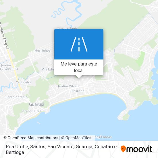 Rua Umbe mapa