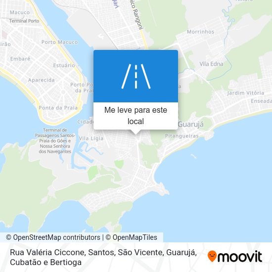 Rua Valéria Ciccone mapa