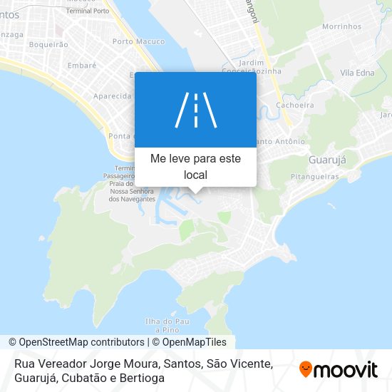 Rua Vereador Jorge Moura mapa