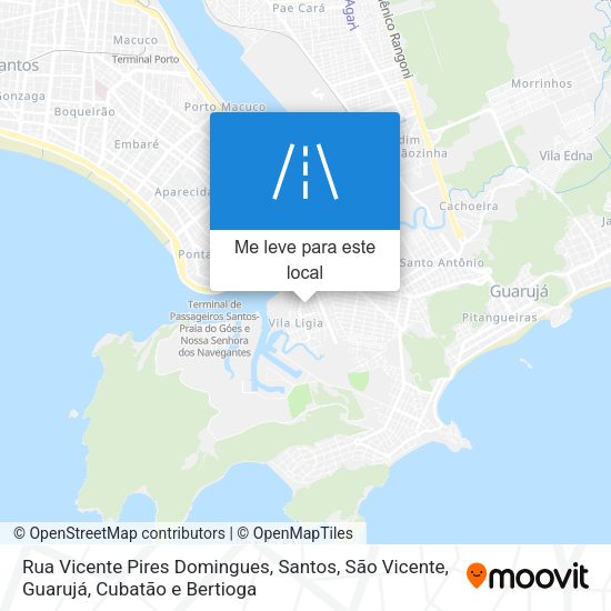 Rua Vicente Pires Domingues mapa