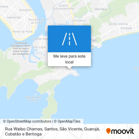 Rua Waibo Chamas mapa