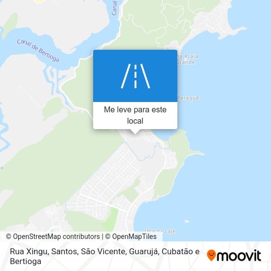 Rua Xingu mapa