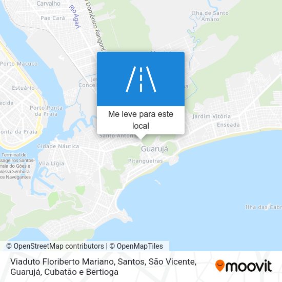 Viaduto Floriberto Mariano mapa