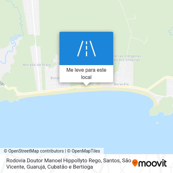 Rodovia Doutor Manoel Hippollyto Rego mapa