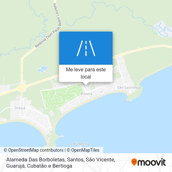 Alameda Das Borboletas mapa
