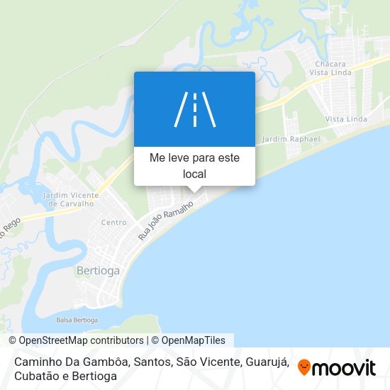 Caminho Da Gambôa mapa